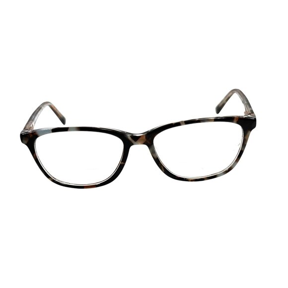 Ellen Tracy Pamplona Eye Glass Frames Only Teal Tortoise Shell 50 15 130 - Picture 1 of 12